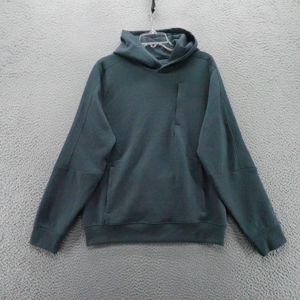 VRST Mens Pinnacle Fleece Hoodie Green Dusk Small Moisture Wicking UPF 50+ NEW